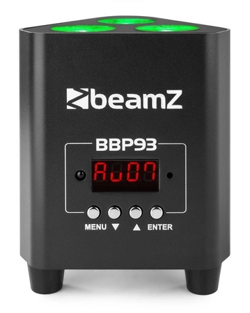 Oświetlacz Bateryjny BBP93 LED Uplight Par 3x10W RGBW 4-w-1