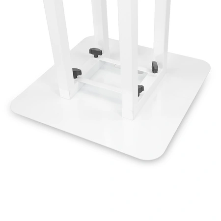 Biały totem 100-175cm PTS23W statyw sceniczny Dj z akcesoriami