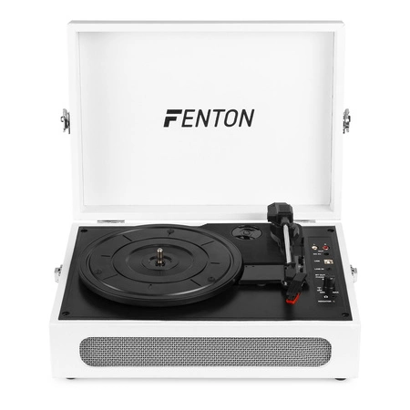 Gramofon w walizce RP118F Fenton wejście/wyjście BT beżowy