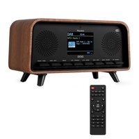 Radio DAB+ i FM w stylu retro Desio ciemne drewno Audizio