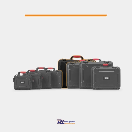 Uniwersalna walizka transportowa Power Dynamics GIGCase78R Heavy Duty - Seria R - IP67 - czarna