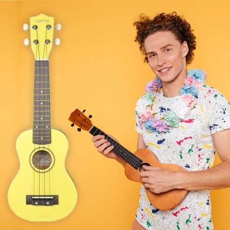 Ukulele sopranowe Chateau żółte