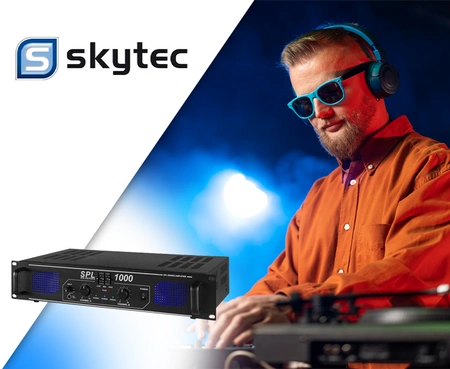 Wzmacniacz 2x500W SPL1000 Skytec