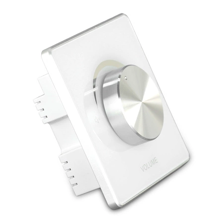 Regulator głośności 50W/100V- ARG5 srebrne szkło Audioport