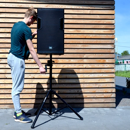 Statyw kolumnowy teleskopowy 120- 190cm do dużych kolumn do 80kg z mechanizmem zębatkowym BST