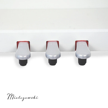 Pianino cyfrowe ze statywem 88 dynamicznych klawiszy NOCTURNO białe Mielczewski