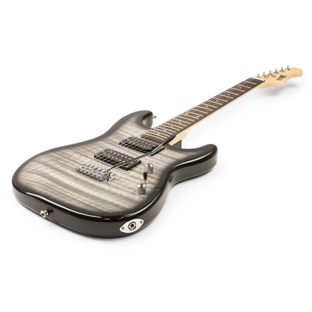 Zestaw: Gitara elektryczna GigKit Max czarna+ wzmacniacz akcesoria