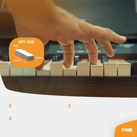 Pianino cyfrowe ważone pełnowymiarowe 88-klawiszowe RhapsodyDP88P Max + statyw