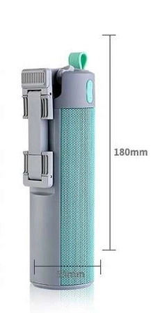Przenośny głośnik wielofunkcyjny Bluetooth FREESOUND z selfie stick niebieski