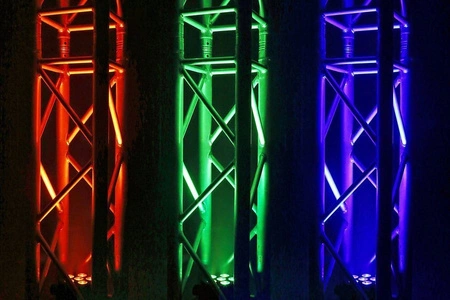 Zestaw 6 oświetlaczy bateryjnych BBP66 LED Par 6x6W RGBW 4w1 z walizką FCC66