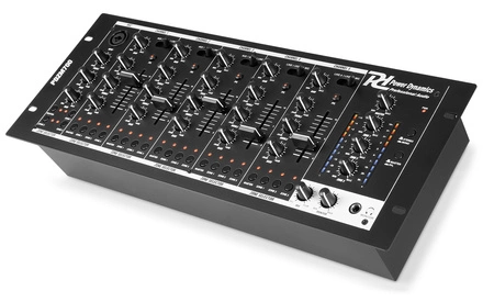 Mikser 6-kanałowy 4 strefy USB PDZM700 Power Dynamics