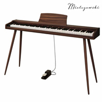 Pianino cyfrowe 88 klawiszy z nogami VIRELAI brązowe Mielczewski