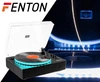 Gramofon RP162LED Fenton wejście/wyjście BT czarny