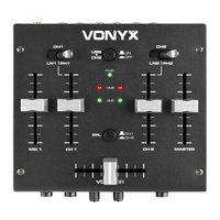 Mikser 3-kanałowy USB VDJ2USB  Vonyx