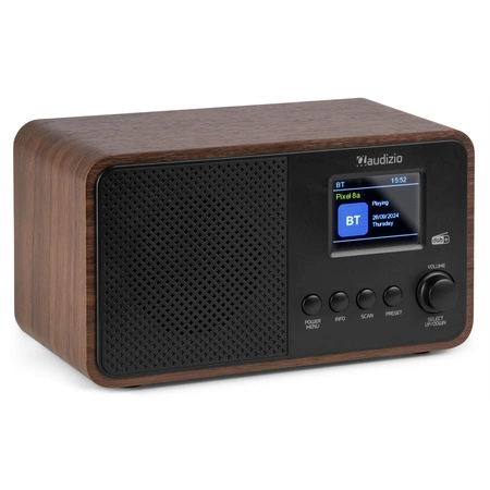 Radio cyfrowe DAB+ FM Avio czarne Audizio