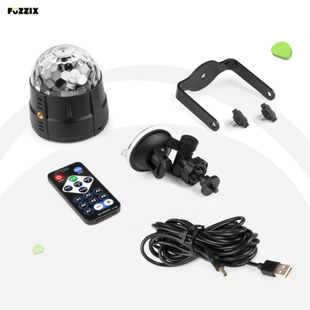 Półkula Led RGB Tornado Party pilot Fuzzix