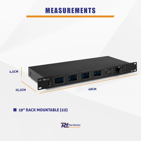 Zestaw mikrofonów bezprzewodowych UHF Power Dynamics PD524B z 4 mikrofonami typu bodypack