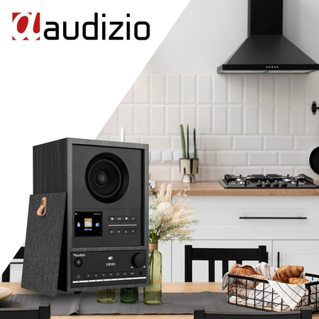Radio internetowe DAB+/FM BT WIFI Canzo Audizio ciemnoszare