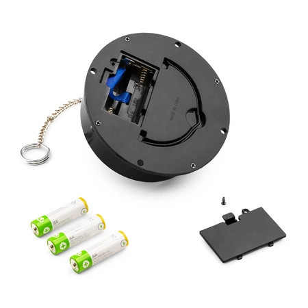 Zestaw: Kula lustrzana 20cm+ napęd bateryjny z diodami LED