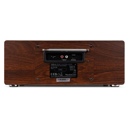 Radioodtwarzacz Avola CD/Bluetooth/DAB+/WIFI brązowo-czarny Audizio