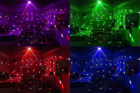 Półkula Jelly ball DMX 6x 1W LED RGBYWP Beamz JB60R