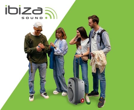 Kolumna mobilna Ibiza PORT8UHF-MKII-TWS