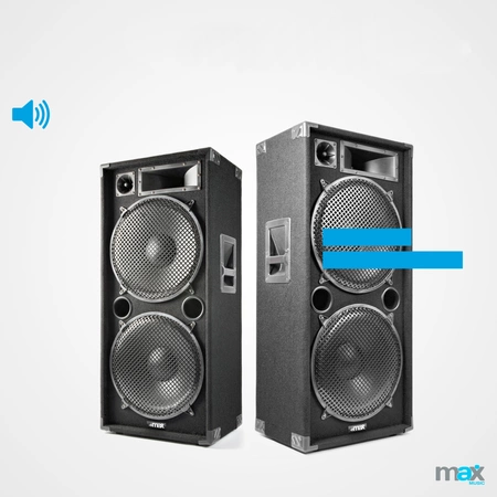 Zestaw: 2x Kolumna Pasywna MAX215 2x15"- 2000W zestaw