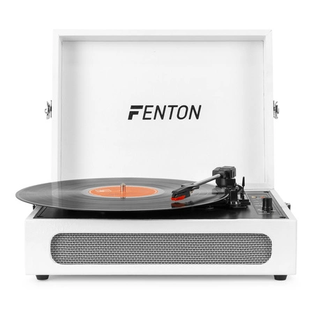 Gramofon w walizce RP118F Fenton wejście/wyjście BT beżowy