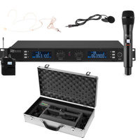 Bezprzewodowy zestaw mikrofonowy Power Dynamics PD632C