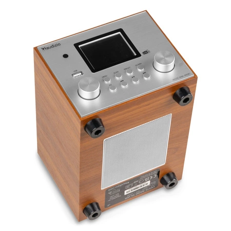 Radio Audizio Vieste DAB+ z subwooferem, srebrne