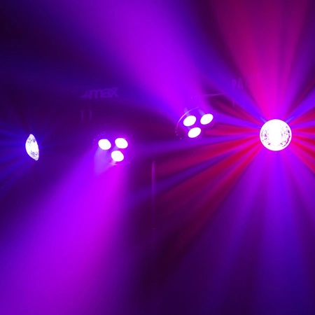 Zestaw oświetleniowy Max Partybar 2 x LED PAR RGBW + 2 x Jellymoon