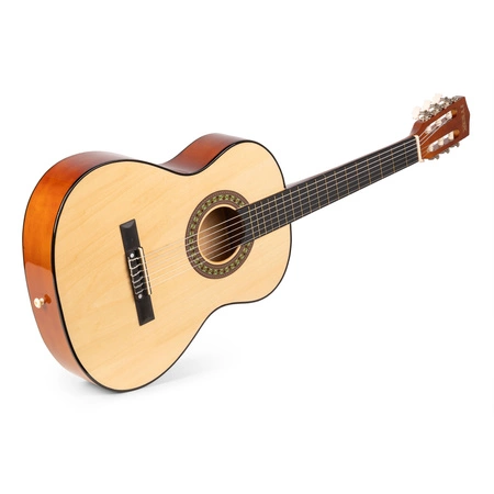 Gitara klasyczna 3/4 dla dziecka młodzieżowa SoloArt Max naturalna+ akcesoria