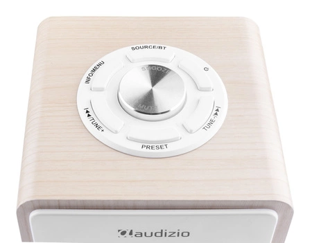 Przenośne radio DAB+ Modena z akumulatorem 2000 mAh BT5.0 jasne drewno