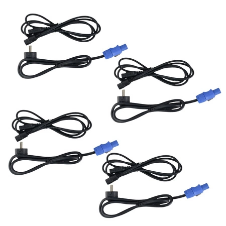 Zestaw: 4x reflektor retro LED RGB COB Lucendi R2 + Case