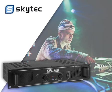 Wzmacniacz 2x150W SPL 300 Skytec