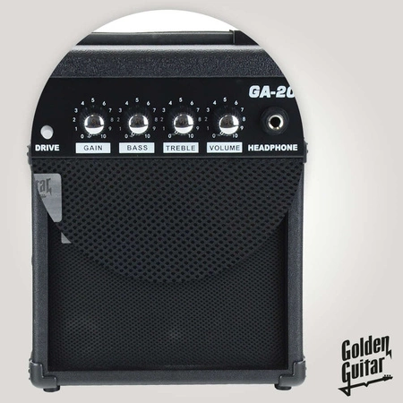 Gitara elektryczna - kompletny zestaw -Golden Guitar STEG-20 Czerwona Stratocaster