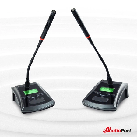 Bezprzewodowy zestaw mikrofonów konferencyjnych Audioport MKF2