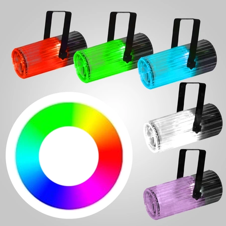 Reflektor LED Ibiza MOON FLOWER akumulator pilot