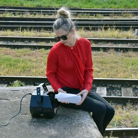 Zestaw: Wytwornica baniek 60W Ibis pilot Firefog czarna + płyn 1L