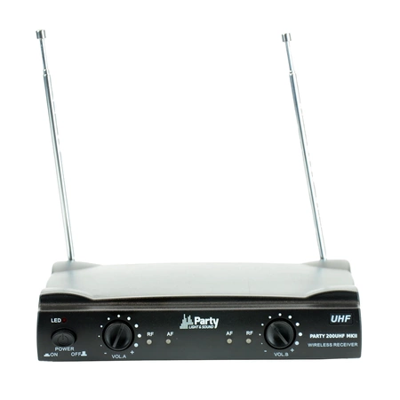Bezprzewodowy zestaw 2x mikrofon PARTY-200UHF-MKII