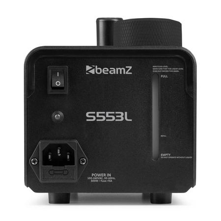 Zestaw: Wytwornica dymu z efektem LED RGB Beamz+ płyn do dymu 1l