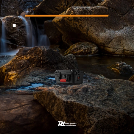 Uniwersalna walizka transportowa Power Dynamics GIGCase54 Heavy Duty - Seria R - IP67 - czarna