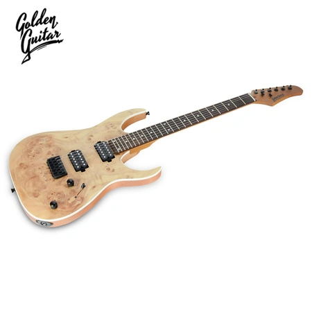 Gitara elektryczna - zestaw z futerałem -Golden Guitar PSG-3 Naturalny