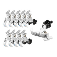 Zestaw 10x Składany zacisk szybkozamykający BC50-150F  Aluminiowy