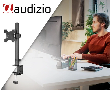Krótki statyw na pojedynczy monitor 13" - 32" CMA10S Audizio