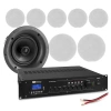 Profesjonalny system głośników sufitowych 8 x 6.5" FCS6 z wzmacniaczem bluetooth