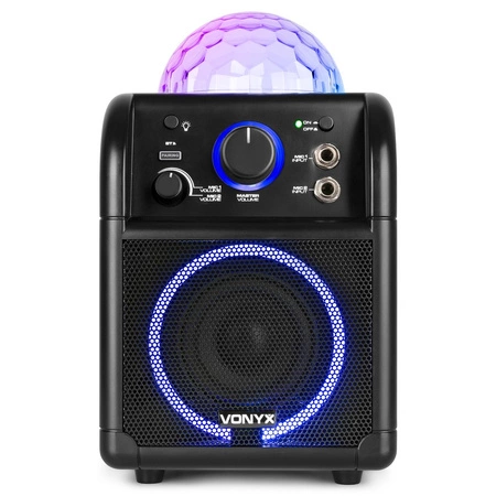 Głośnik karaoke Vonyx SBS55B 2x mikrofon BT LED