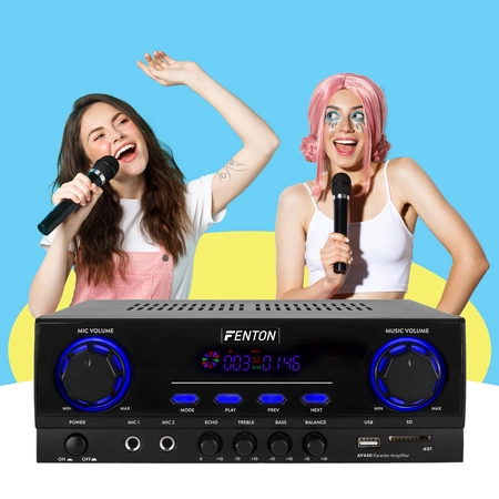 Wzmacniacz karaoke 2x 200W BT AV440 Fenton