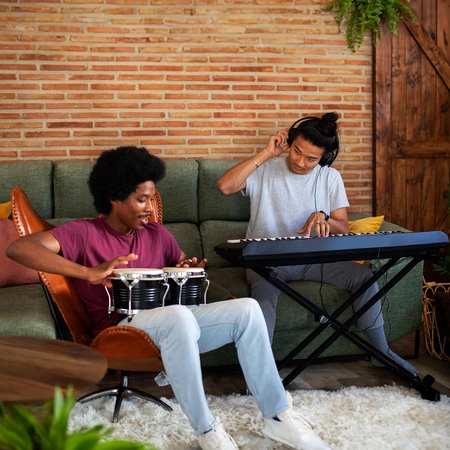 Keyboard 61- klawiszy bateryjny+ mikrofon KB15 Max