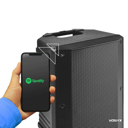 Zestaw: Kolumna mobilna PORT VSA700 15" Vonyx+ boombox